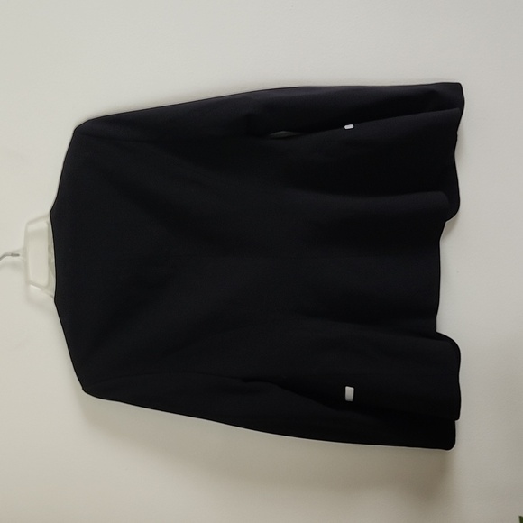 Calvin Klein black and white two button, career blazer, collarless, stretch. - Picture 10 of 10